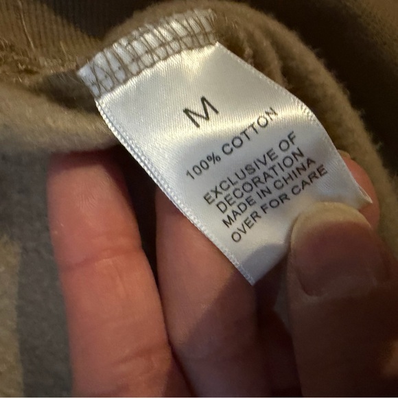 Essentials fear of God Tan Hoodie with Black Logo - Picture 6 of 6